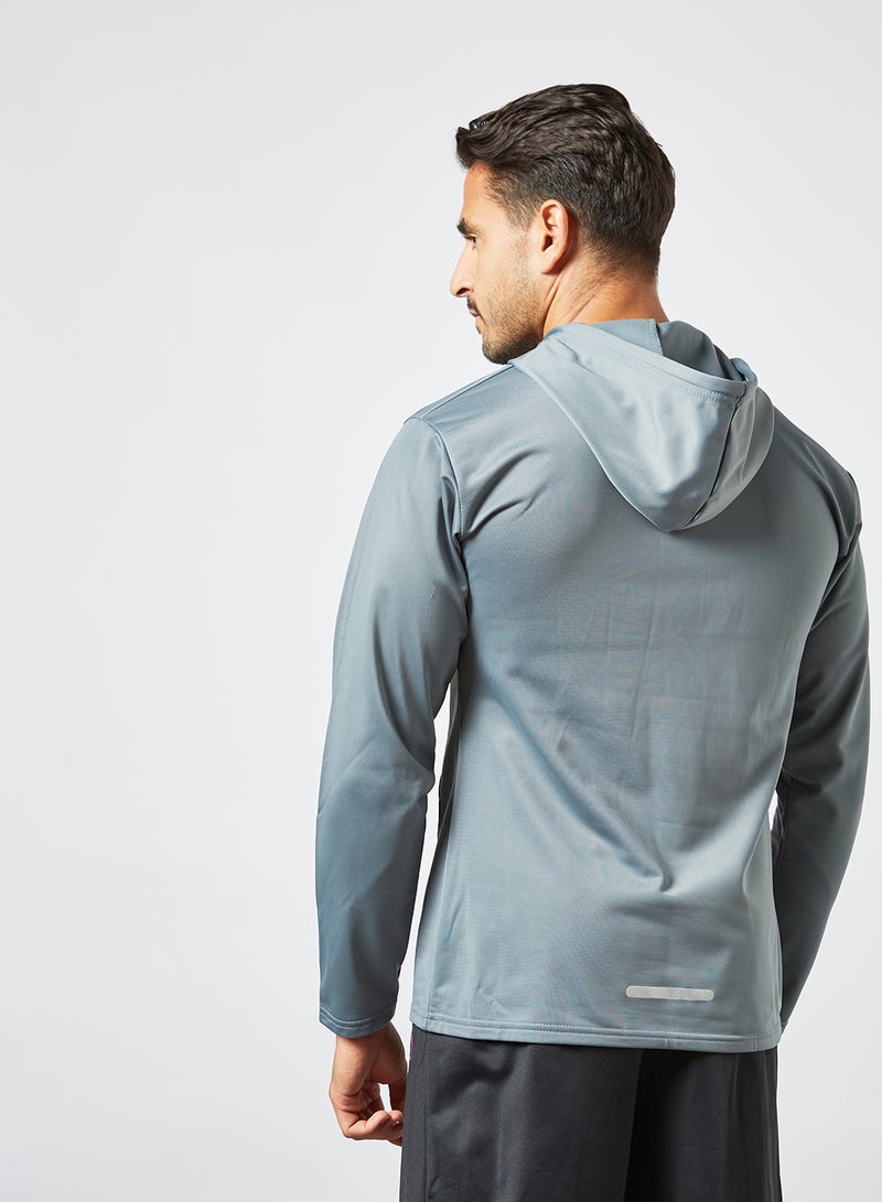 STATE 8 Active Hooded Jacket Grey  - Image 3