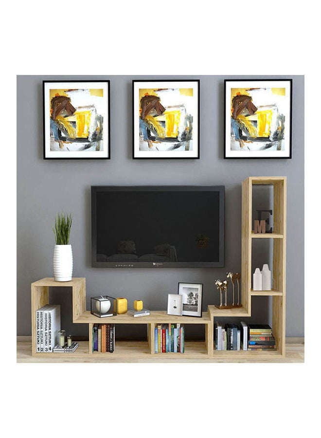 Home Gallery Multipurpose Functional TV Stand ‎Beige ‎180x30x150cm - Image 1