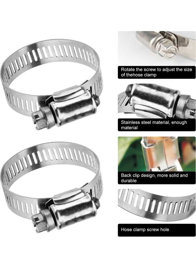 Generic Replaceable Hose Buckle Suit Applicable For Ground Swimming Pool Silver/White  - Image 5