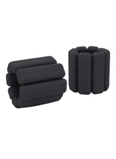 2 Pieces Adjustable Wearable Wrist & Ankle Weights 21x6x2cm