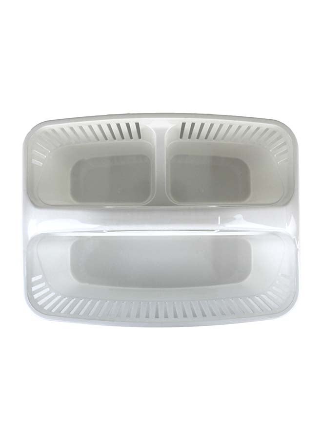 Hobby Life - Classy Cleaner Organizer Basket White 23x30x18cm - Image 1