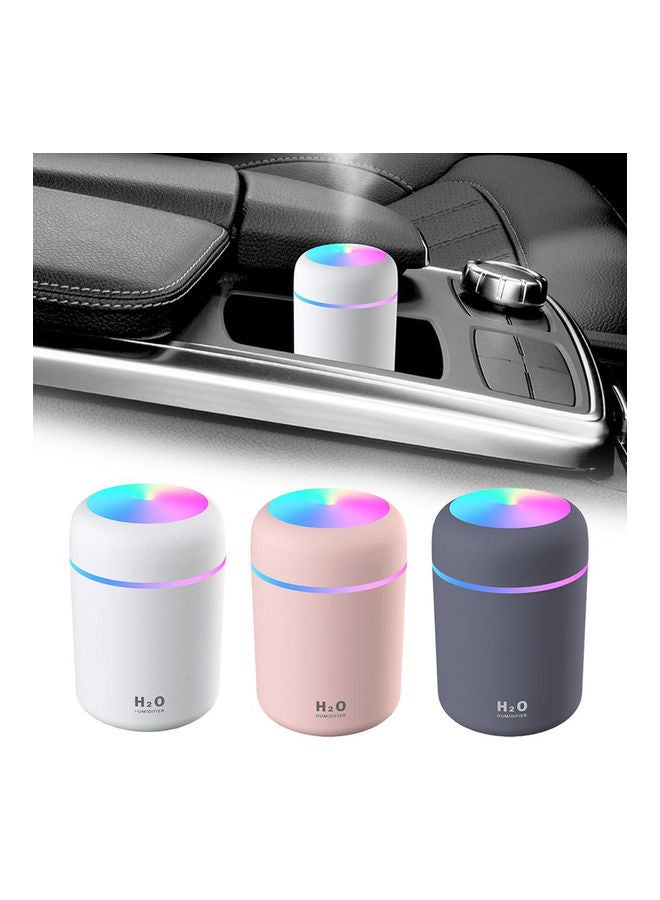 إتش تي سي جهاز ترطيب هواء عطري صغير محمول يعمل بالموجات فوق الصوتية ومزود بمنفذ USB وردي  - Image 2