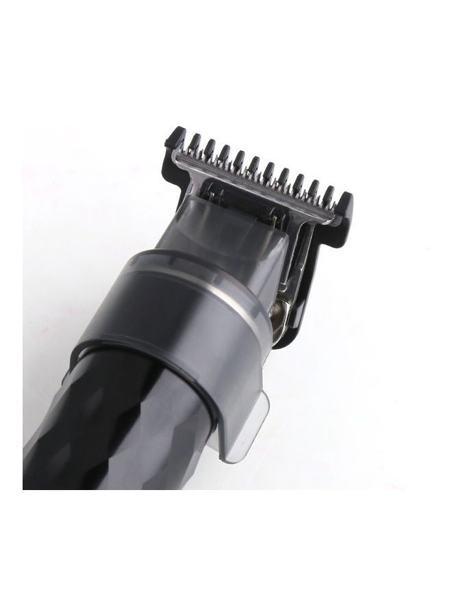 كيمي ماكينة قص الشعر الكهربائية قابلة للشحن بهيكل مصنوع من خليط من معدن الألومنيوم ذهبي/فضي - Image 4