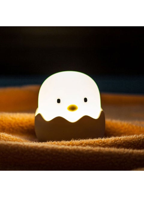 Eggshell Chicken Rechargeable Table Lamp White 10.4x11.8cm