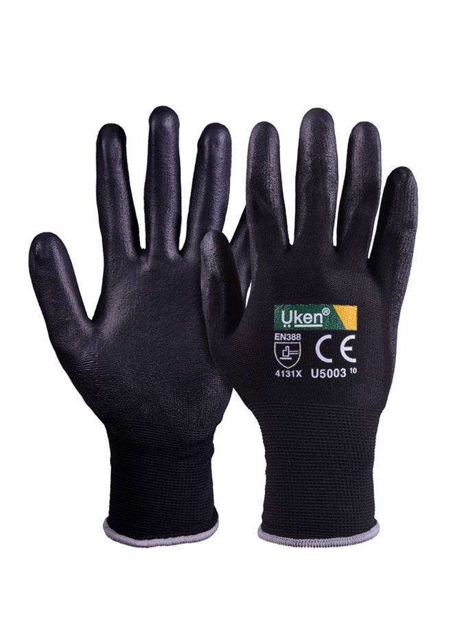 Grip Large Gloves Black 10cm