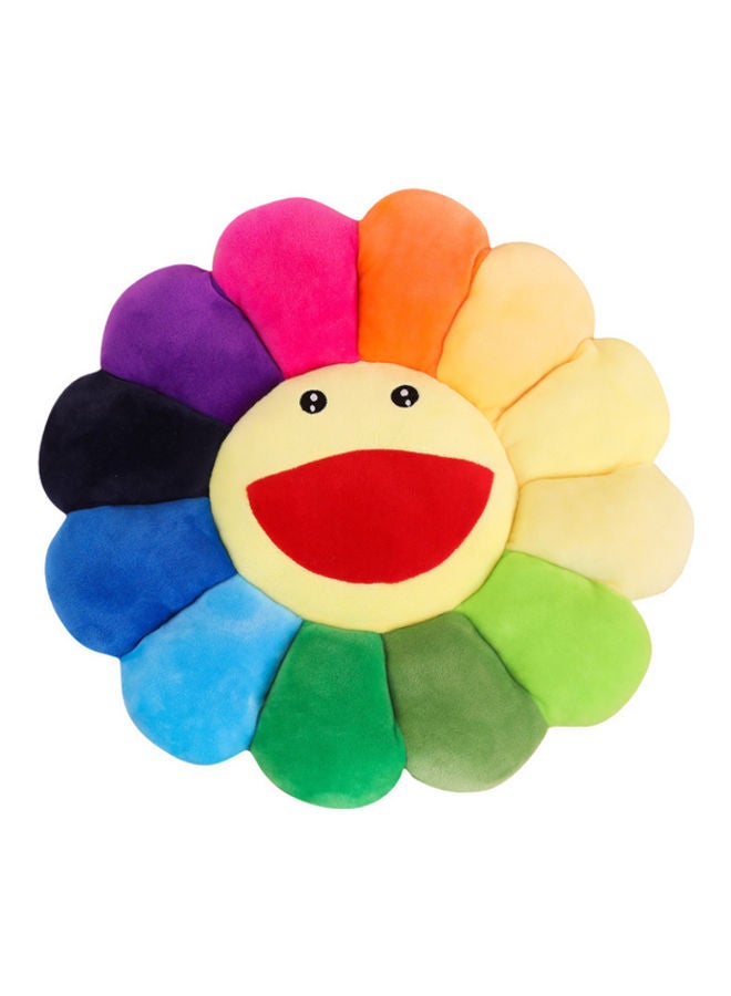 MissTiara Smiley Sun Flower Plush Pillow 40x40cm  - Image 1