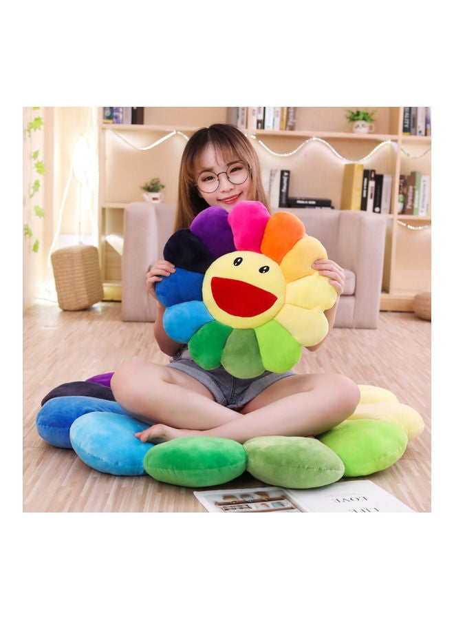 MissTiara Smiley Sun Flower Plush Pillow 40x40cm  - Image 2