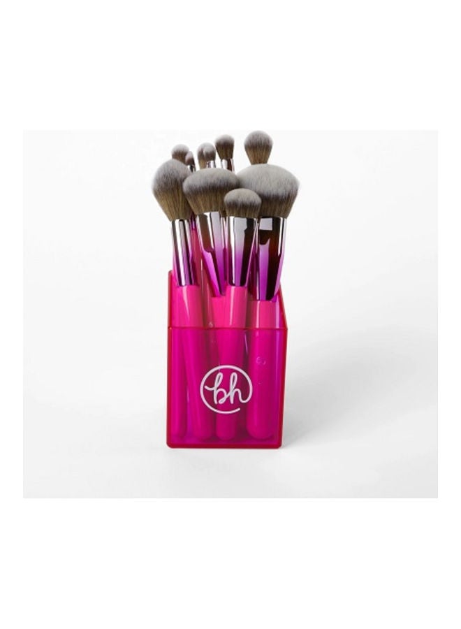 10-Piece Midnight Festival Brush Set Pink - v1631438090/N50816216A_1