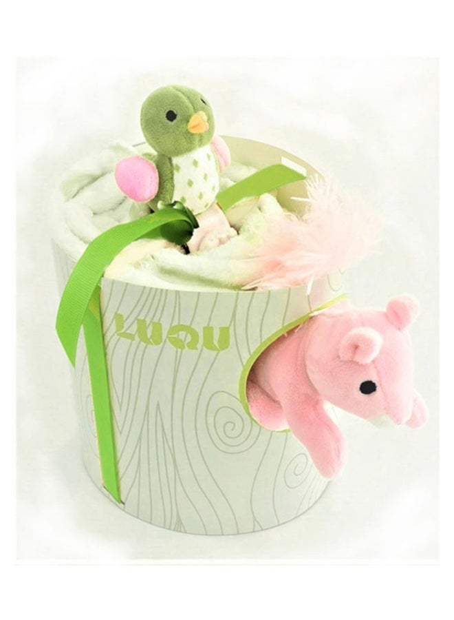 لوكو مجموعة ألعاب محشوة على شكل بطانية أطفال من 3 قطع - Image 4