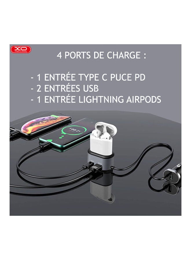إكس أو CC29 Pd 35W 4 في 1 شاحن سيارة متعدد  - Image 2