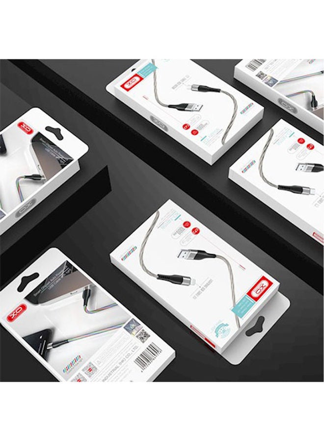 إكس أو كابل NB158 بمنفذ USB-USB-C بطول 1,0 متر وتيار 2.4 أمبير أزرق - Image 2