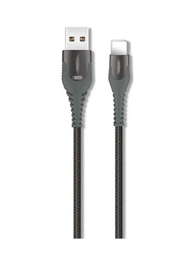 XO Cable Nb138 Usb-Lightning 1,0 M 2,4A Green - Image 1