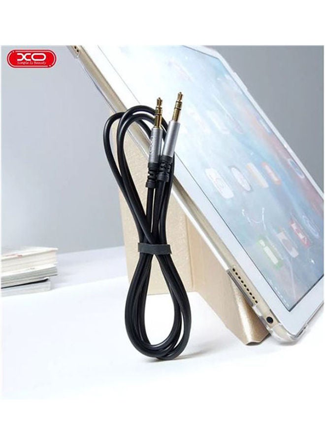 إكس أو كابل صوت صغير بمقبس صغير من الألومنيوم Xo طراز Nb121 أسود - Image 2
