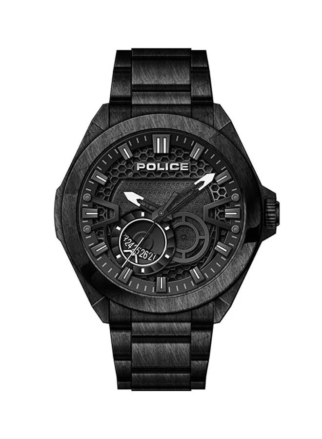 بوليس Police Ranger II Urban Feel Men's Wrist Watch with Ion Plated Strap - PEWJH2110301, Rose Gold