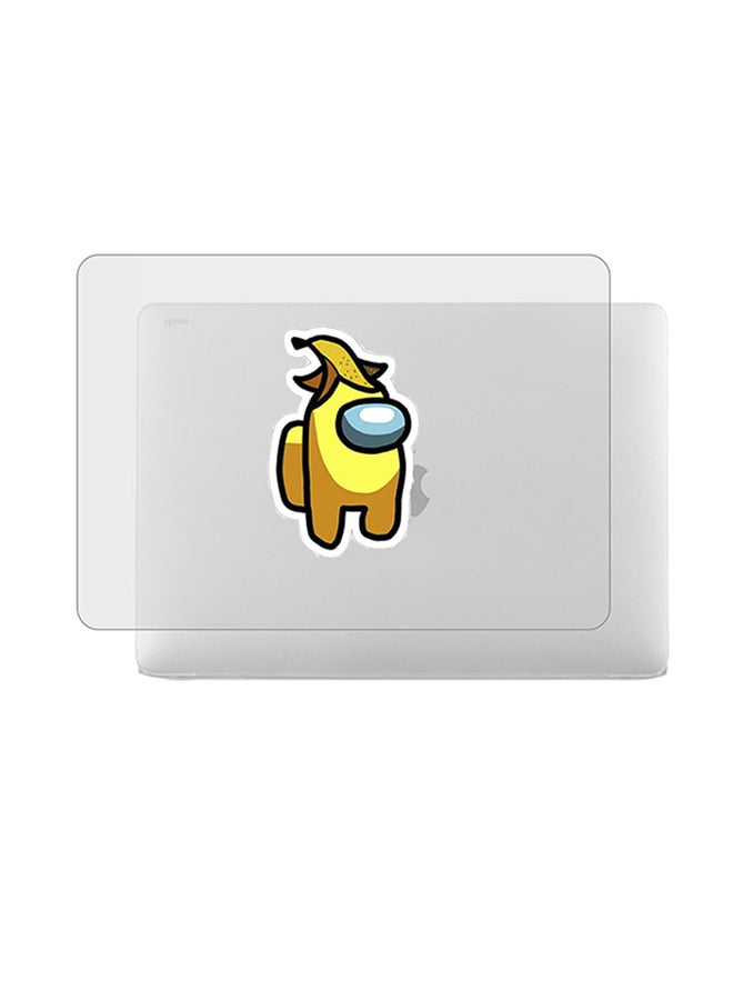 Theodor 2-Piece Protective Hardshell Rubberized Case Cover For MacBook Air Silver - Image 1