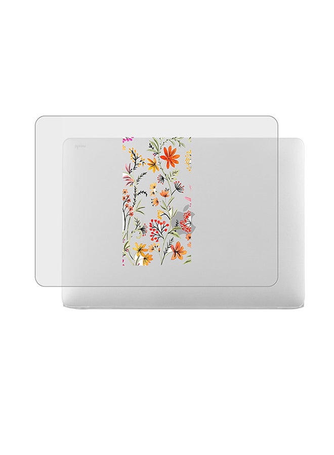 Theodor 2-Piece Protective Hardshell Rubberized Case Cover For MacBook Air Silver - Image 1