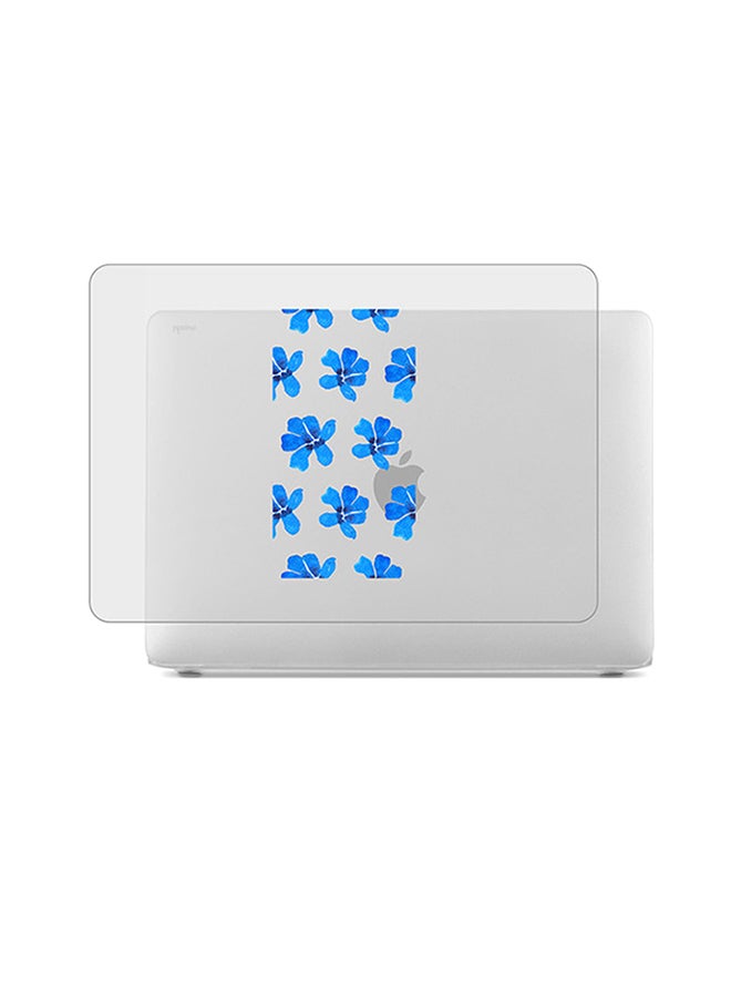 Theodor 2-Piece Protective Hardshell Rubberized Case Cover For MacBook Air Silver - Image 1