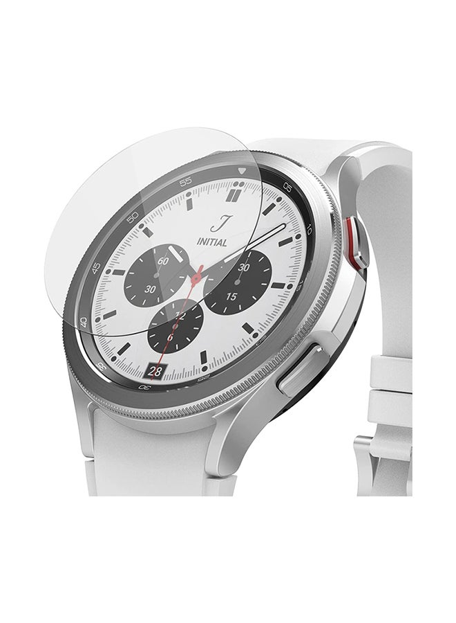 Tempered Glass Screen Protector For Samsung Galaxy Watch 4 Classic 42mm Clear - Image 1