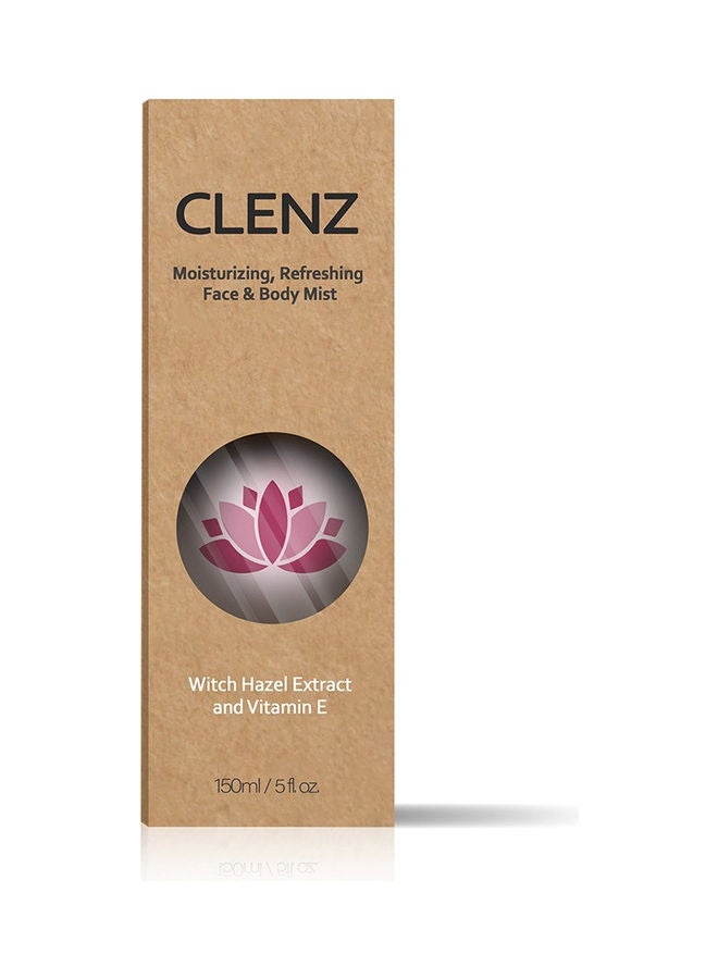 CLENZ Lotus Flower Moisturizing Refreshing Face And Body Mist 150ml  - Image 3
