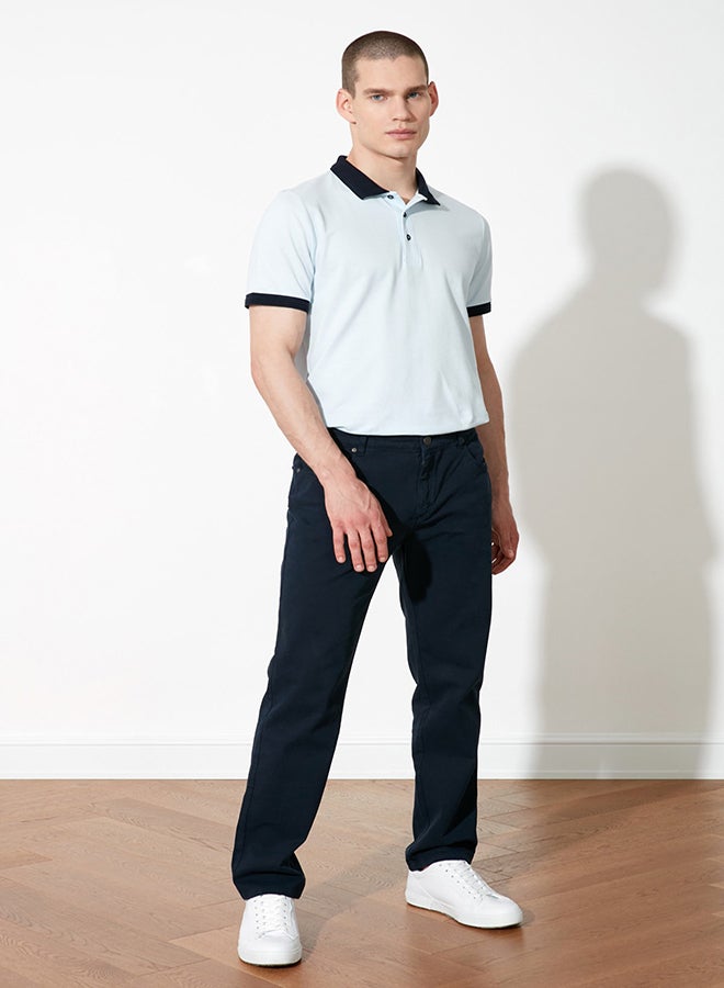 trendyol Classic Straight Pants Navy  - Image 1