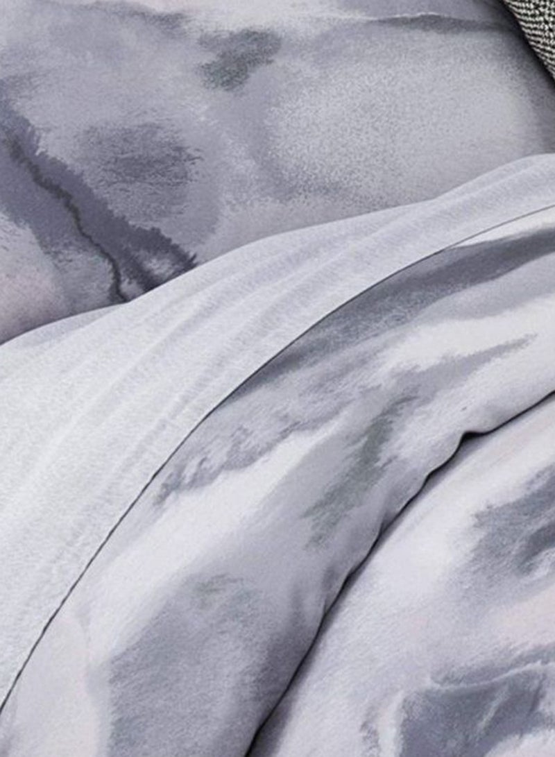 CALVIN KLEIN - Moonstone Printed Duvet Cover Cotton Pebble Super King none - Image 1