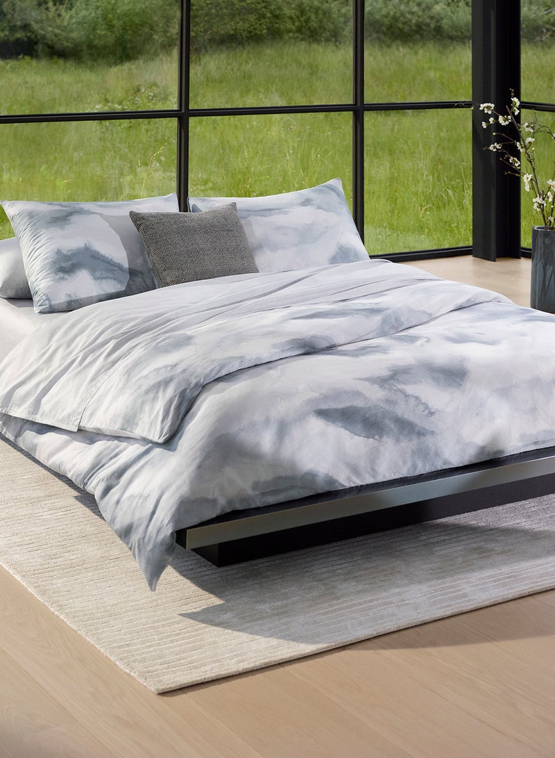 CALVIN KLEIN - Moonstone Printed Duvet Cover Cotton Pebble Super King none - Image 1