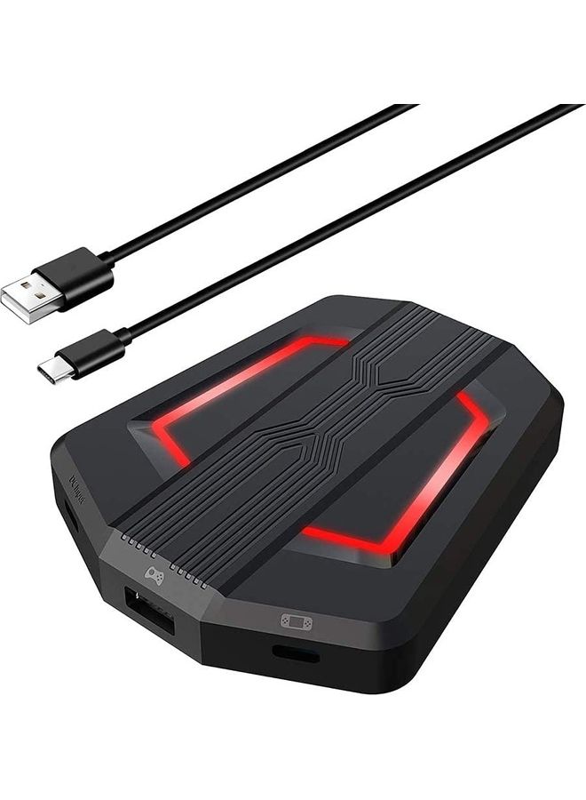 KUYING - Game Console Keyboard And Mouse Adapter Converter Black - Image 1