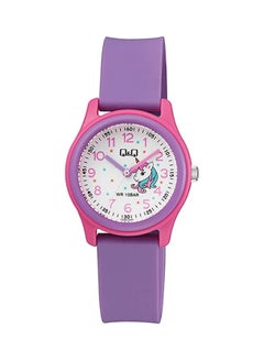 Girls' Rubber Analog Watch Vs59J003Y