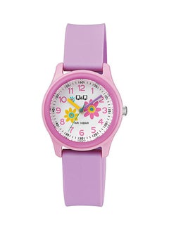 Girls' Rubber Analog Watch Vs59J004Y