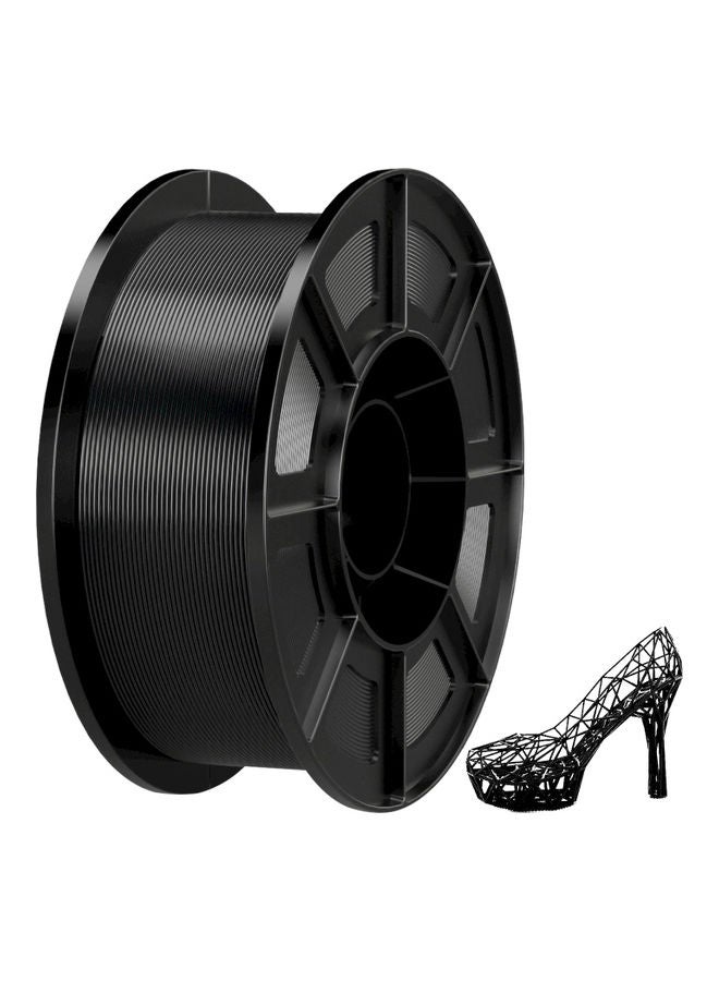 Generic - 1.75mm- PLA 3D Printer Filament-1kg Spool Black - Image 1