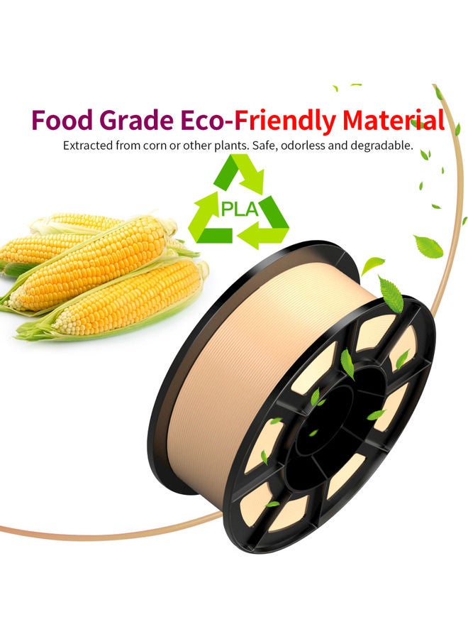 Generic - 1.75mm- PLA 3D Printer Filament-1kg Spool Black - Image 1