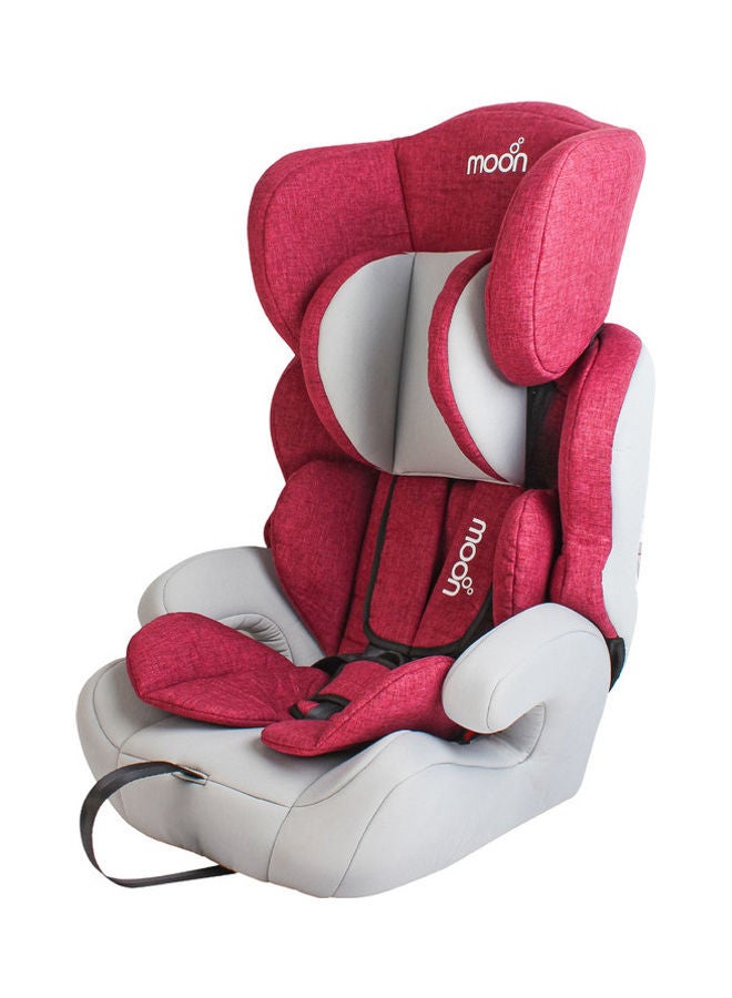 Moon Tolo - Baby/Kids Car seat (Group-1,2,3) - Grey and crimson red - Image 4
