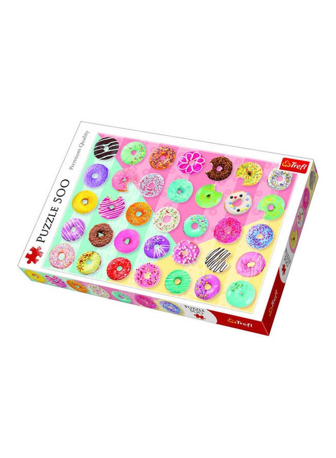 تريفل أحجية تركيب الصور بشكل دوناتس 480x340سم