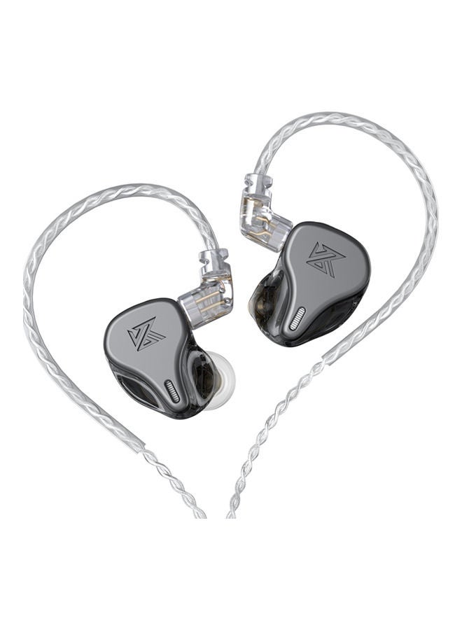 KZ Array Type Three-Unit Dynamic In Ear Wired Headphone No Mic Grey - Image 1