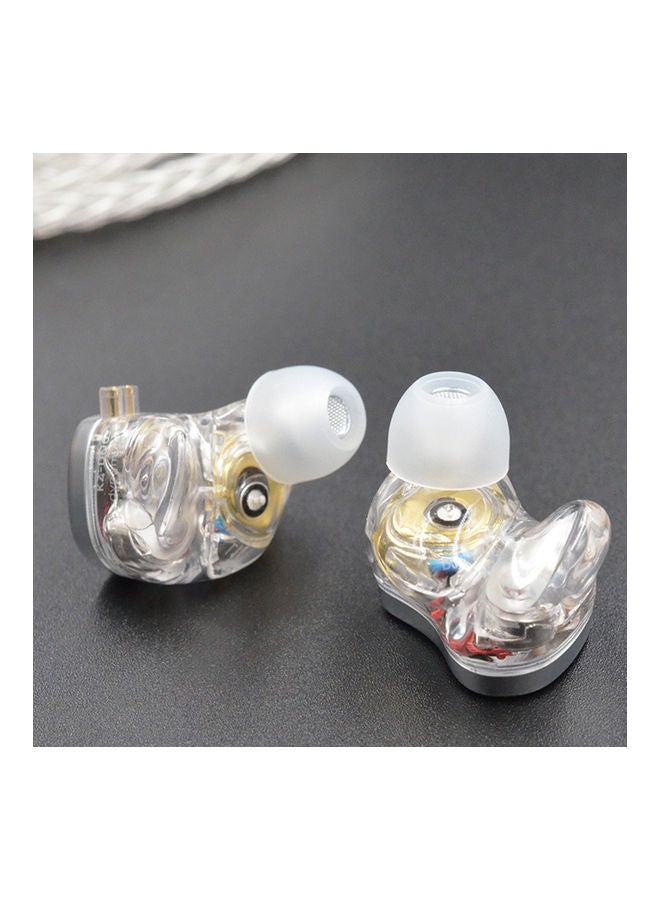 KZ Array Type Three-Unit Dynamic In Ear Wired Headphone No Mic Grey - Image 2