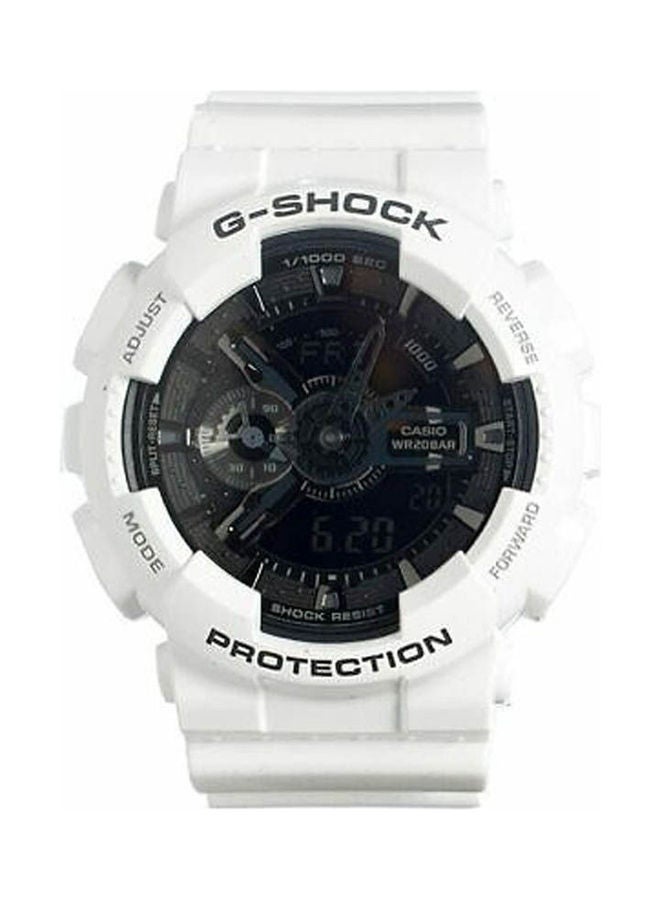 كاسيو ساعة يد كرونوغراف بسوار من البلاستيك طراز Ga-110Gw-7Adr men - Image 2