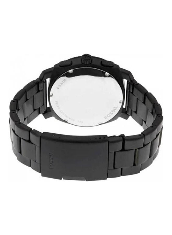 FOSSIL men Stainless Steel Chronograph Watch Fs4682  - Image 2