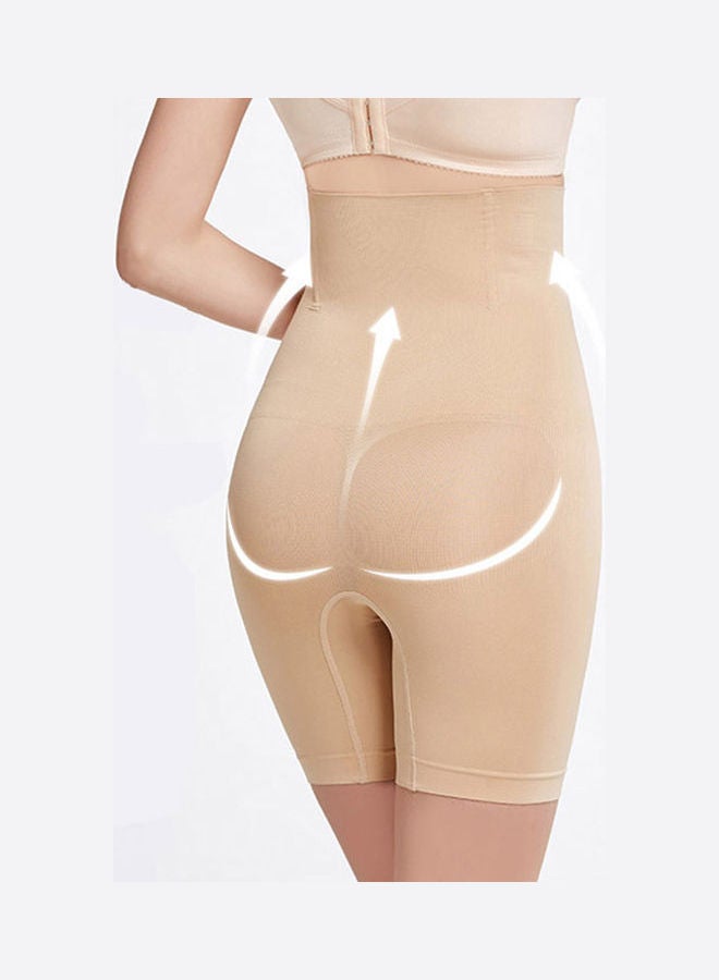 Beauty Slimming High Waist Bodysuit Beige - Image 2