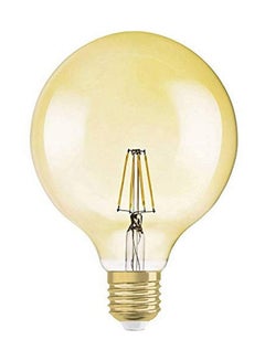 Dimmable Vintage 1906 (Ex 55W) 7W / 2500K E27 Globe LED Lamp Warm Yellow