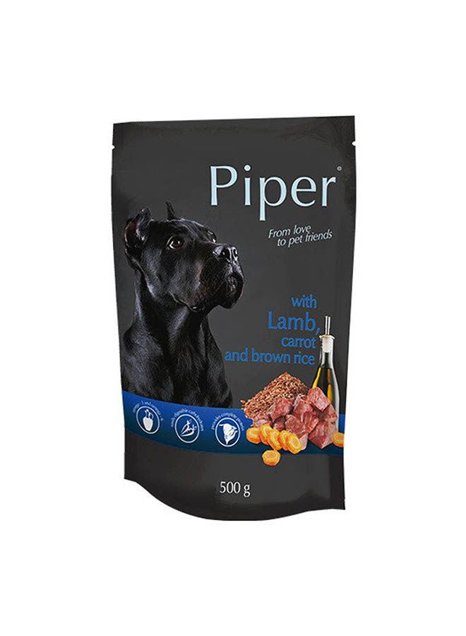 Dog Food With Lamb, Carrot And Brown Rice Blue 500grams - v1631462437/N50728369A_1