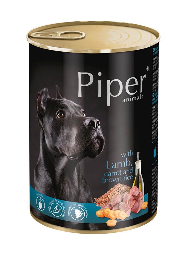 Dog Food With Lamb, Carrot And Brown Rice Blue 400grams