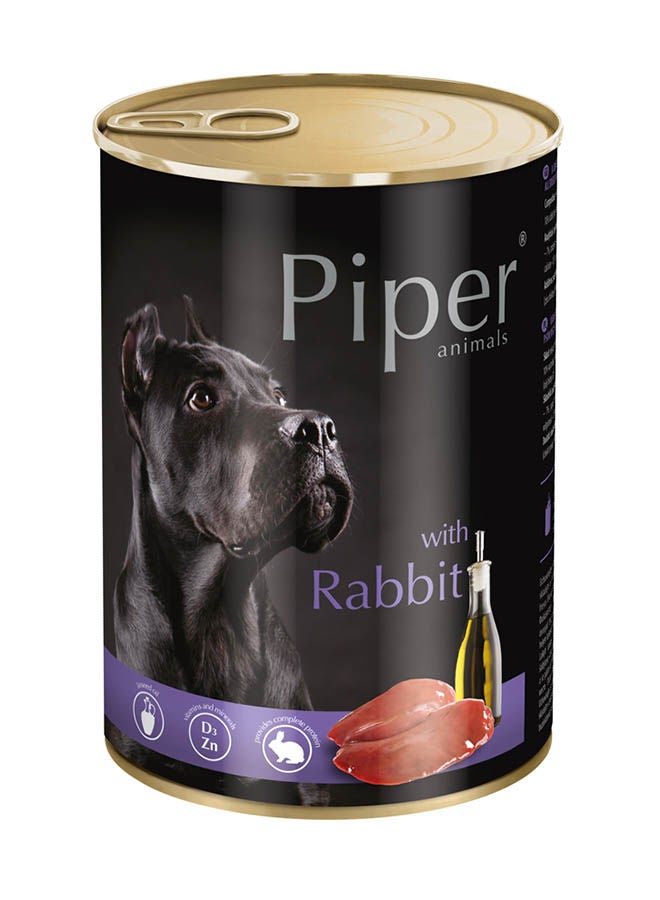 Piper - Dog Food With Rabbit Purple 400grams - Image 1