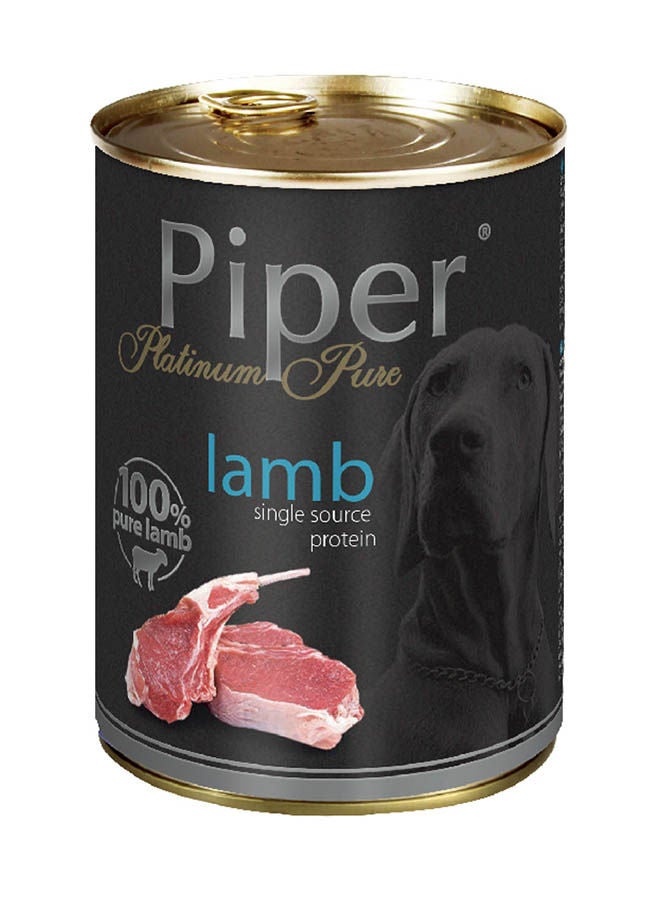 Platinum Food Pure Lamb Black 400grams - v1631462440/N50728366A_1