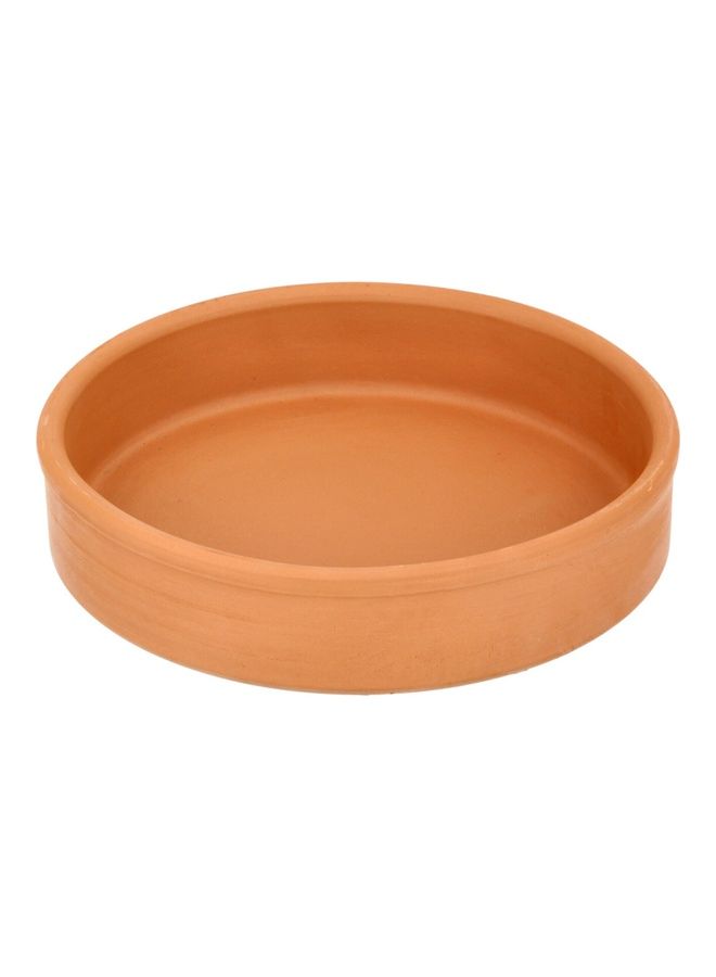 Elizi Clay Bowl Brown 30x7cm - Image 1