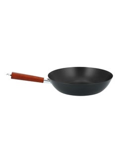 ALBERTO Non Stick Round Wok Pan Black 30cmcm  - Image 2