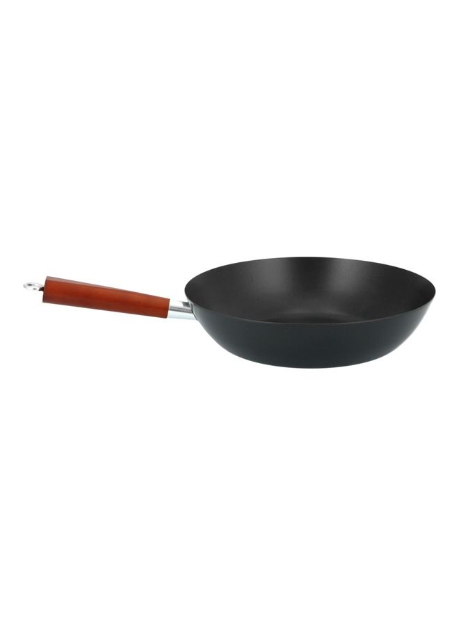 ALBERTO - Non Stick Round Wok Pan Black 30cmcm - Image 1