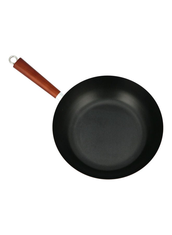 ALBERTO - Non Stick Round Wok Pan Black 30cmcm - Image 1