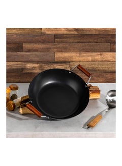 ALBERTO Wok Pan Black 30cmcm  - Image 3