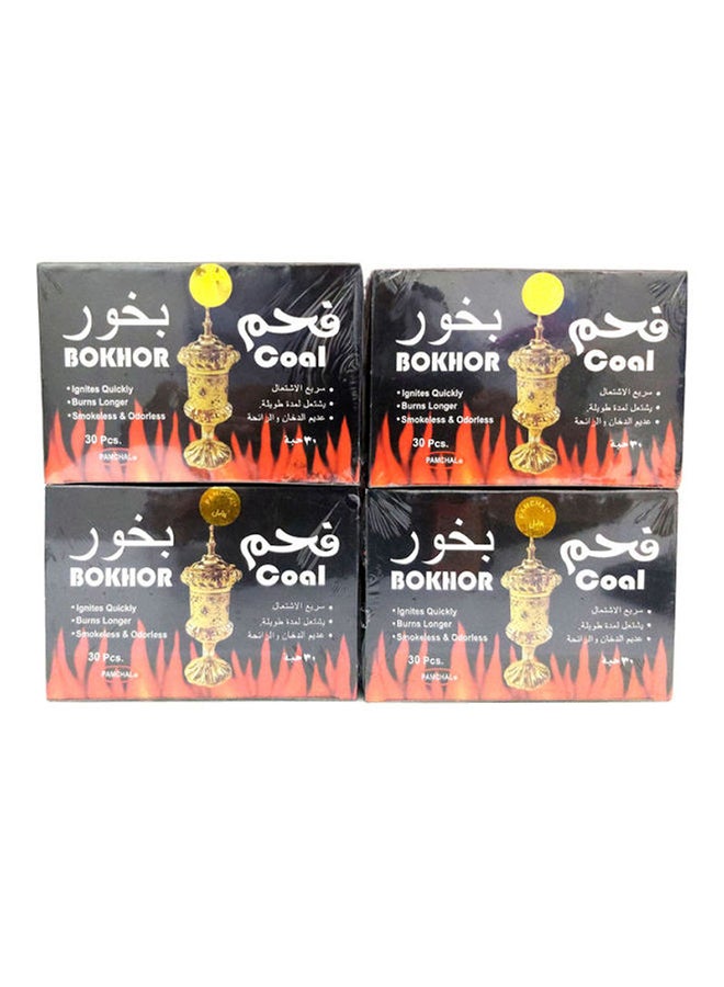 Generic 30-Piece Charcoal Torch Coal, Pack Of 4 Black  - Image 1