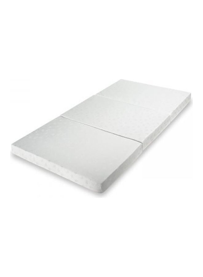Florence - 3-Piece Medicated Quilted Folding Mattress White 180x90x7cm - Image 1